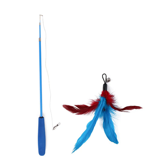 Interactive Feather Cat Toys