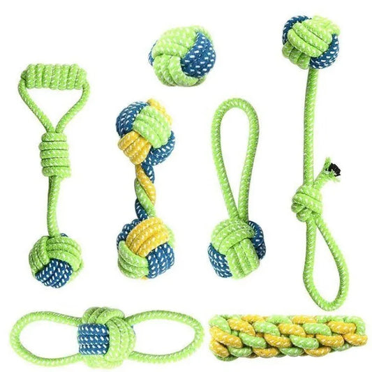 Interactive Dog Cotton Rope